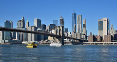 Manhattan et Brooklyn bridge