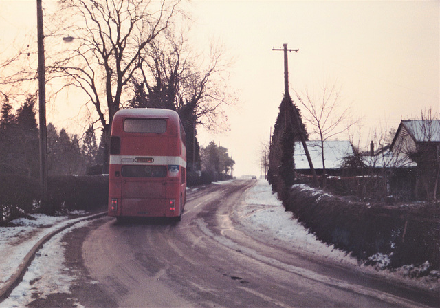 Eastern Counties VR269 (RAH 269W) in Barton Mills – 13 Feb 1985 (9-23)