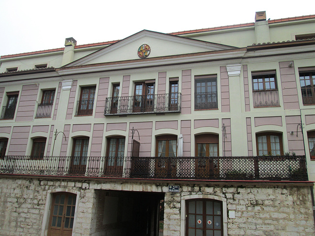 Octagonal building.