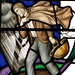 Detail of East Window by Christopher Webb,  Toddington Church, Bedfordshire