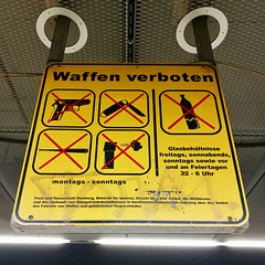 Hamburg 2019 – Weapons not allowed