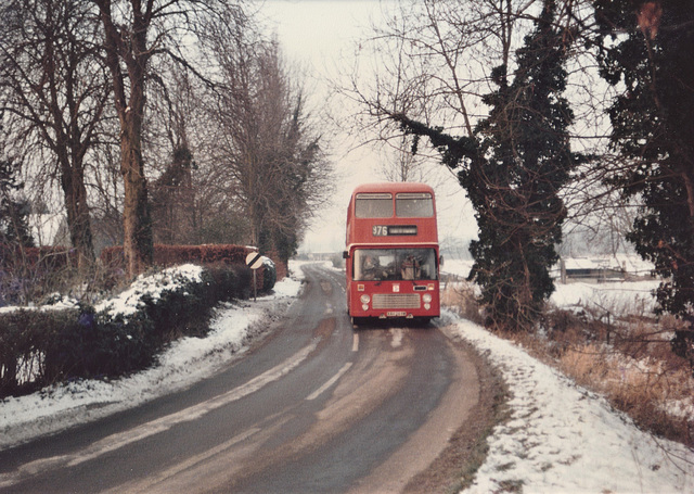Eastern Counties VR269 (RAH 269W) in Barton Mills – 13 Feb 1985 (9-22) Eastern Counties VR269 (RAH 269W) in Barton Mills – 13 Feb 1985 (9-22)
