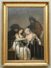 Majas on a Balcony by Goya in the Metropolitan Museum of Art, January 2022