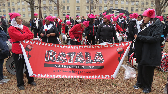 Band at Women's March DC