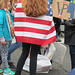 Red-haired girl at march DC