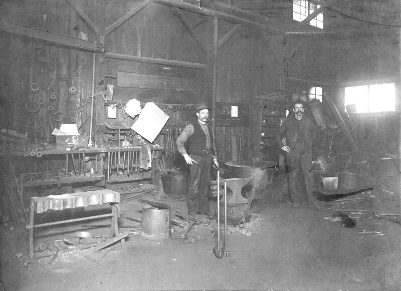 The Jeldness brothers blacksmith shop