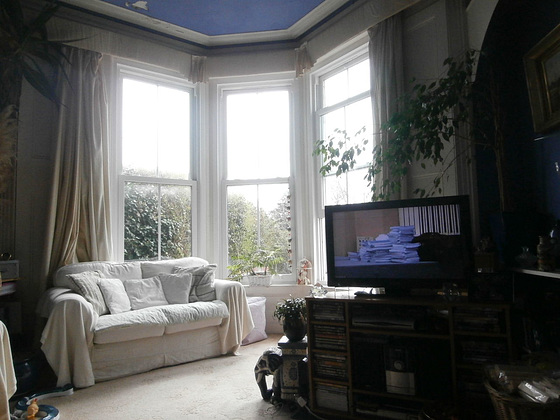 The bay window and the lounge looks so much clearer