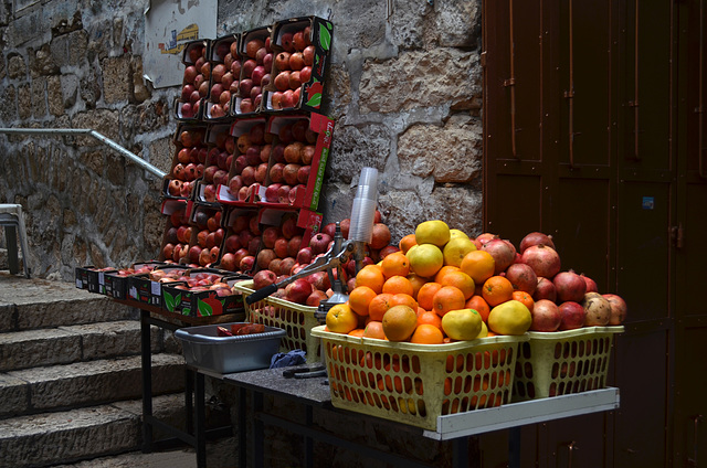 The Old City of Jerusalem, Fruits for Fresh Juices