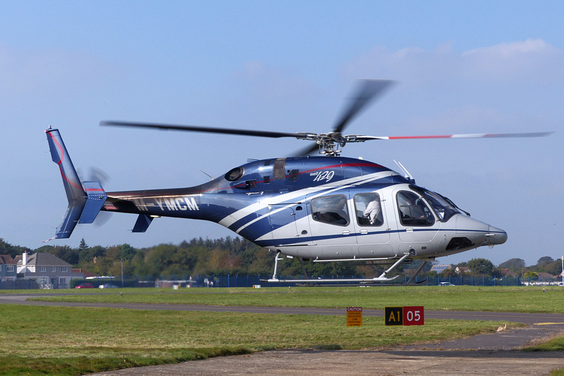 M-YMCM departing from Solent Airport (1) - 9 October 2021