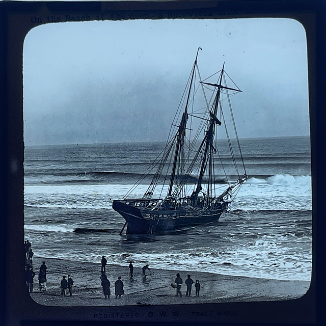 on the beach at Aberdeen