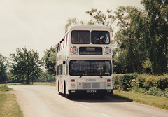 Cambus Limited 515 (F515 NJE) in Barton Mills – 28 May 1995 (268-21)