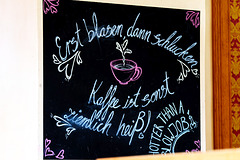 Hinweis im Café ;-)