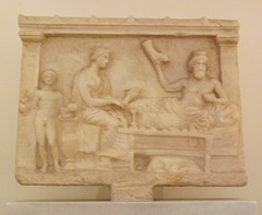 Votive Relief from Palio Phaliro in the National Museum in Athens, May 2014