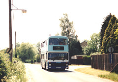Cambus Limited 513 (F513 NJE) in Mildenhall – 28 May 1995 (268-23)
