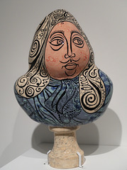 Serious People, glazed ceramic