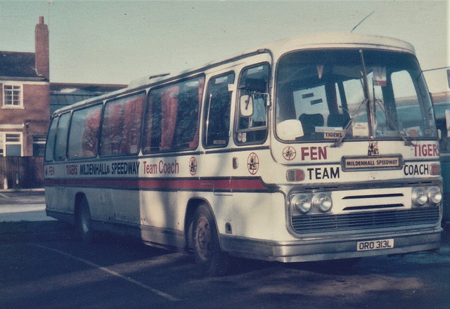 Fen Tigers ORO 313L at Ely - 27 Dec 1984 (849-4)
