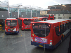 DSCF2134 Arriving in Northampton bus station