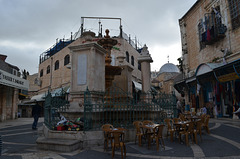 Muristan Square in the Old City of Jerusalem