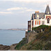 Vue depuis Dinard vers la villa Rochebrune et Saint Malo (35)