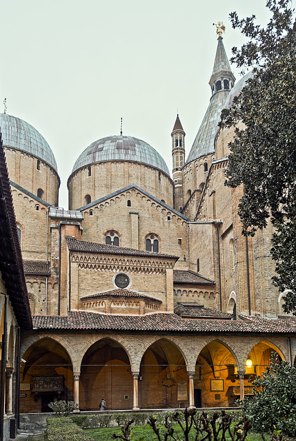 The Basilica of Sant'Antonio from the cloister