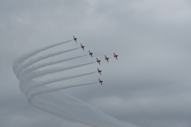 Red Arrows Over Gourock