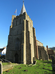 elham church, kent,  late c14 tower (11)