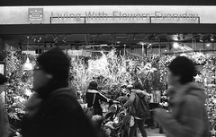 Florist shop in a station