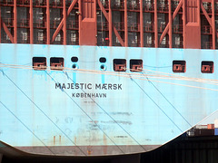 MAJESTIC MAERSK    Heckansicht