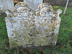 elham church, kent,   c18 tomb, tombstone, gravestone of samuel nickoll(13)