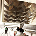 Geometric ceiling panels - Bond Street - Elizabeth Line - 25 2 2023