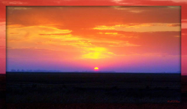 2011-10.04. - North Dakota, sunset at Drayton