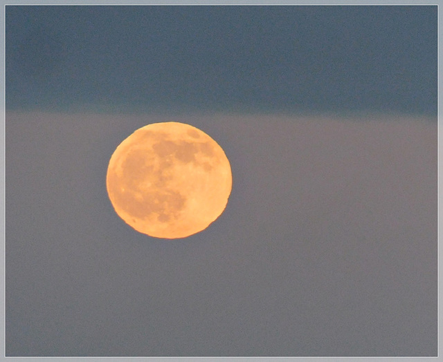 La pleine lune ou pleine lune du Loup du 10 Janvier 2020 avec note