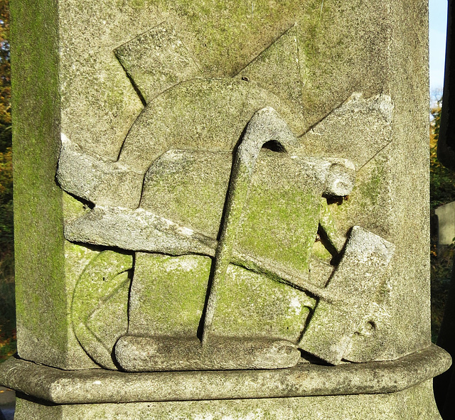 brompton cemetery ,london,george godwin memorial, +1888, editor of the builder , by james forsyth