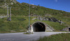 Haukelifjell mountains, new and old road.