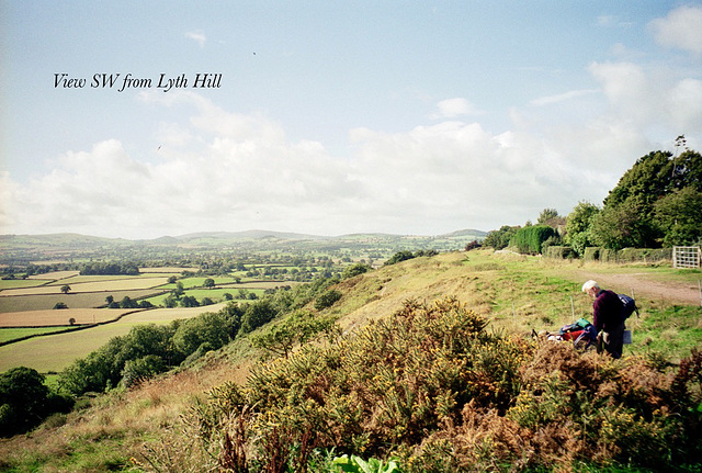 View Southwest from Lyth Hill (Scan from 2001)