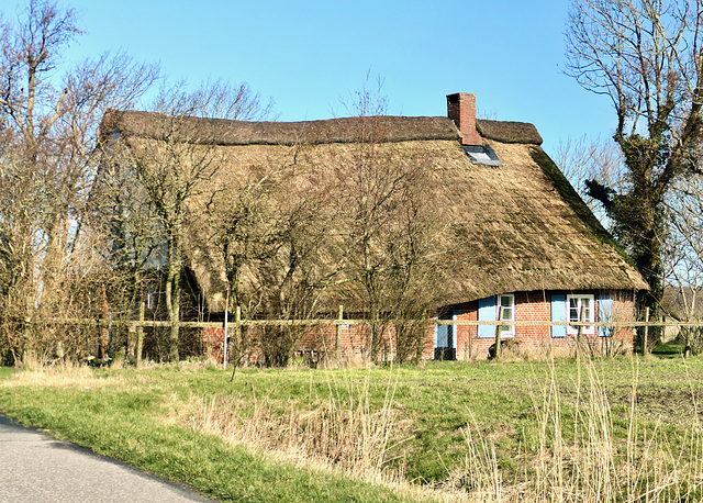Altes Reetdachhaus