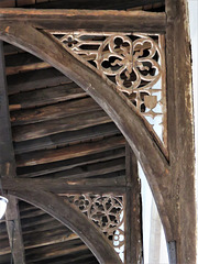 elham church, kent, c14 roof with c20 tracery by eden    (16)