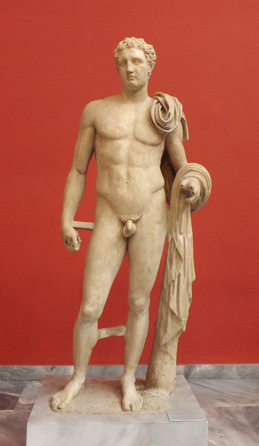 Atalante Hermes in the National Archaeological Museum in Athens, May 2014