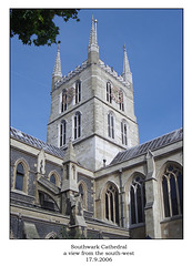 Southwark Cathedral from the South west17 9 2006