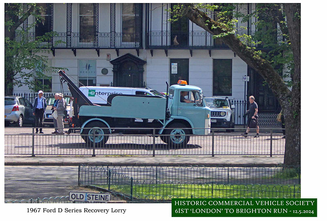 1967 Ford D series recovery lorry HCVS Brighton 12 5 2024