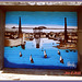 Représentation du  pont transbordeur de Marseille, street art, cours julien !