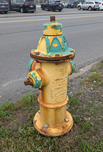 Borne-fontaine jaune / yellow hydrant