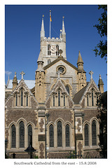 Southwark Cathedral from east 15 8 2008