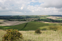 Alfriston from Windover Hill