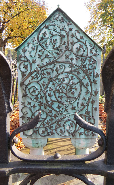 brompton cemetery ,london,frederick leyland, 1892, by burne-jones