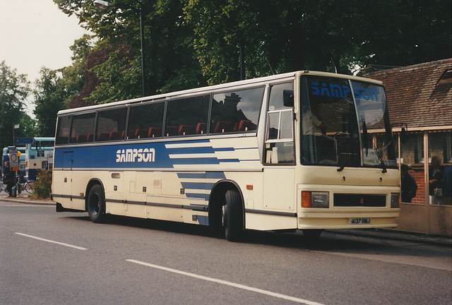Sampson A137 RMJ in Cambridge - 8 Jun 1990