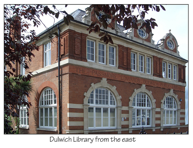 Dulwich Library from the east 13 8 2006