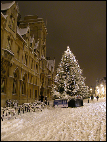 Christmas night in Oxford
