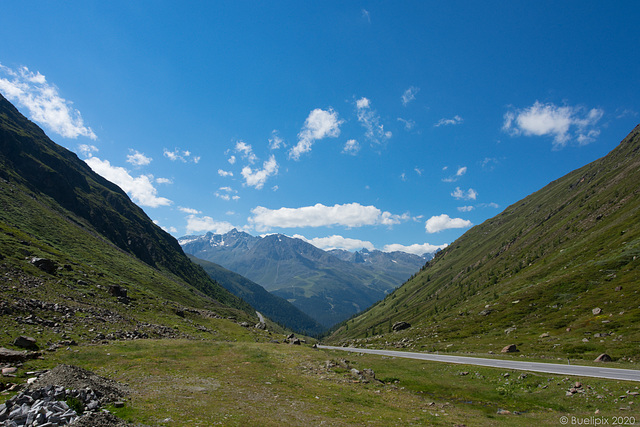 die Ötztalstrasse zwischen Obergurgl und dem Timmelsjoch (© Buelipix)