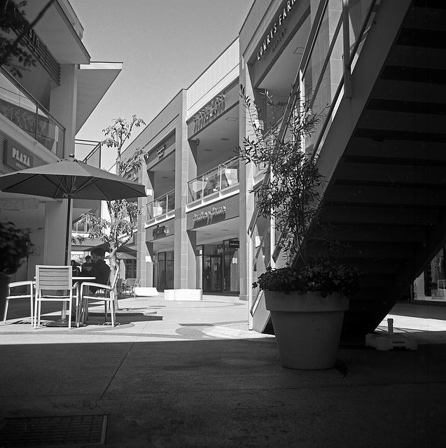 Court in a shopping mall